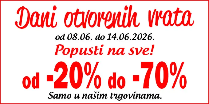 Dani otvorenih vrata manji