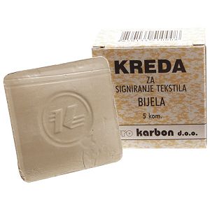 Kreda krojačka pk5 Karbon bijela