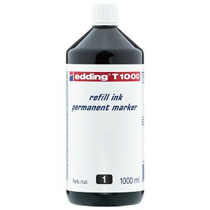 Tinta za marker permanentni 1000ml Edding T1000 crvena