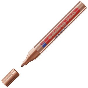 Marker permanentni lakirajući 2-4mm Edding 750 brončani