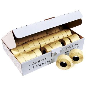 Etikete u roli 26x16mm odljepljive oble dvoredne pk36 Printex bijele