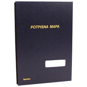 Mapa potpisna s prozorom 3007 Fornax tamnoplava