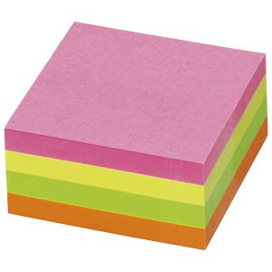 Blok samoljepljiv kocka 50x50mm 240L Global Notes 5658-39 neon sortirano