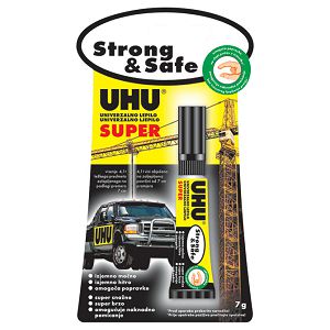 Ljepilo trenutačno  7g Super Strong&Safe UHU blister