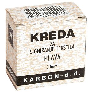 Kreda krojačka pk5 Karbon plava