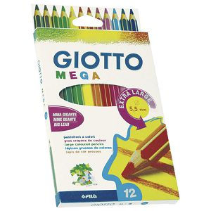 Boje drvene  12boja Giotto Mega Fila 2256 blister!!