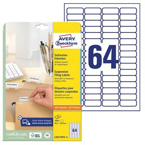 Etikete ILK  45,7x16,9 mm odljepljive pk25L Zweckform L6021REV-25