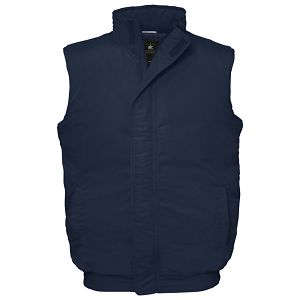 Prsluk zip unisex B&C Bodywarmer/men tamnoplavi M!!