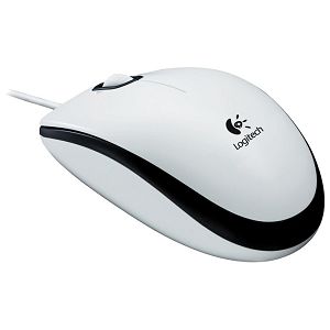 Miš usb 3tipke optički žični M100 Logitech bijeli blister