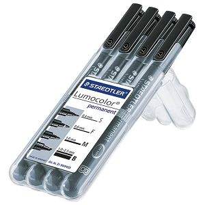 Marker OHP permanentni pk4 Lumocolor Staedtler 31-9WP4GS crni