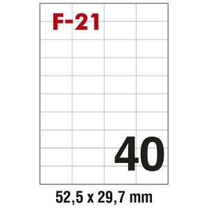 Etikete ILK  52,5x29,7mm pk100L Fornax F-21