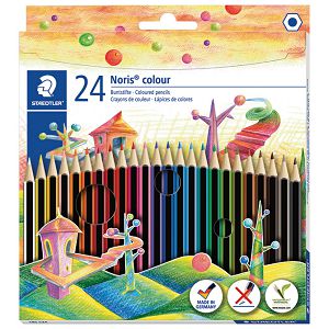 Boje drvene  24boje Noris colour Staedtler 185 C24 blister