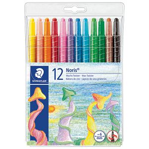 Boje voštane 12boja kartonska kutija okretne Noris club Staedtler 221 NWP12 blister