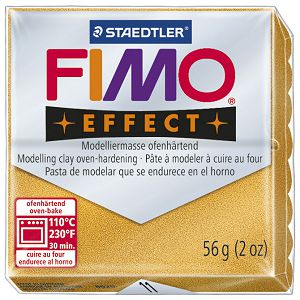 Masa za modeliranje   57g Fimo Effect Staedtler 8020-11 metalik zlatna!!