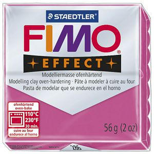 Masa za modeliranje   57g Fimo Effect Staedtler 8020-286 kvarc rubin crvena!!