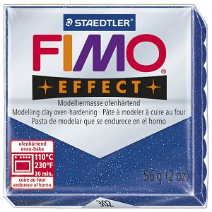 Masa za modeliranje   57g Fimo Effect Staedtler 8020-302 glitter plava!!