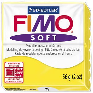 Masa za modeliranje   57g Fimo Soft Staedtler 8020-10 limun žuta