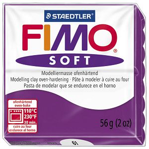 Masa za modeliranje   57g Fimo Soft Staedtler 8020-61 ljubičasta