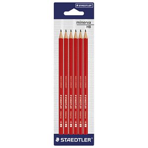 Olovka grafitna HB Minerva pk6 Staedtler 13060BK6DA blister