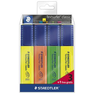 Signir 1-5mm classic pk3+1 gratis Staedtler 364-S WP4P