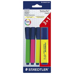 Signir 1-5mm classic Staedtler 364 A BK4D 3boje (3+1gratis) blister