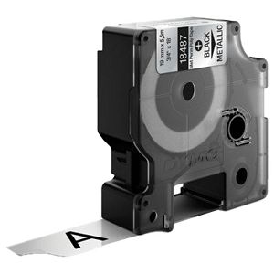 Vrpca RhinoPro polyester 19 mmx5,5m pp Dymo 18487 crno-metalik!!