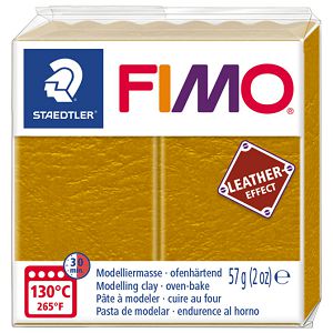 Masa za modeliranje   57g Fimo Effect Leather-effect Staedtler 8010-179 oker!!