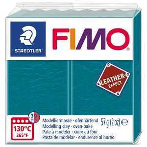 Masa za modeliranje   57g Fimo Effect Leather-effect Staedtler 8010-369 smaragdno zelena!!