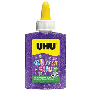 Ljepilo glitter glue 88ml UHU LO181815 ljubičasto!!