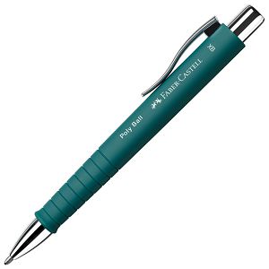 Olovka kemijska gumirana Poly Ball XB Faber Castell 241167 smaragdno zelena!!