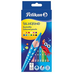 Boje drvene  12boja Silverino Pelikan 700634 blister