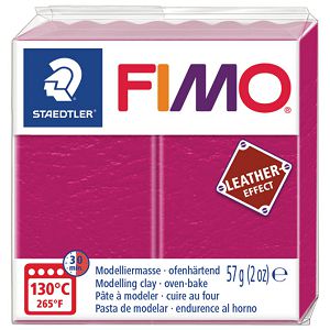 Masa za modeliranje   57g Fimo Effect Leather-effect Staedtler 8010-229 fuksija!!