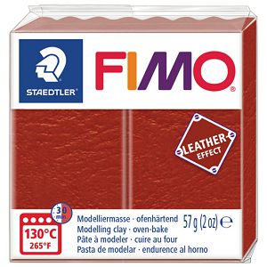 Masa za modeliranje   57g Fimo Effect Leather-effect Staedtler 8010-749 smeđa rustikalna!!