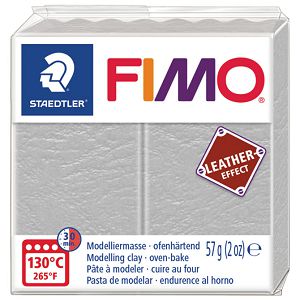 Masa za modeliranje   57g Fimo Effect Leather-effect Staedtler 8010-809 siva!!