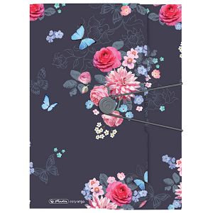 Fascikl klapa s gumicom pp A4 Ladylike Birds Herlitz 50021598!!