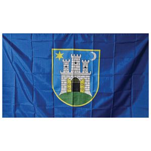 Zastava grad Zagreb 100x200 cm MESH vanjska-bez resica!!