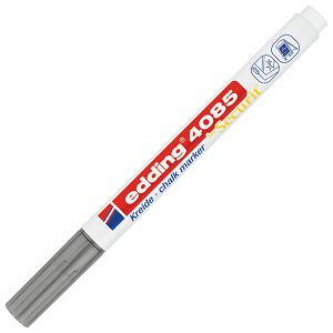 Marker-kreda za staklo 1-2mm Edding 4085 srebrna!!