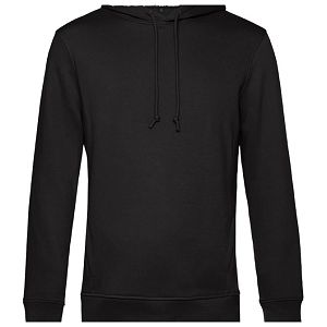 Majica dugi rukavi B&C Inspire Hooded 280g crna 3XL