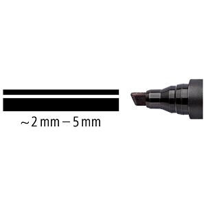 Marker permanentni 2-5mm pk6 Lumocolor Staedtler 350 WP6-1 sortirano blister