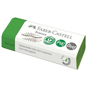 Gumica Eraser dust-free Faber-Castell 187250 zelena!!