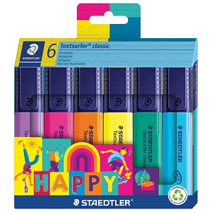 Signir 1-5mm classic Happy Staedtler 364 C6 HA 6boja blister!!