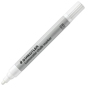 Marker-kreda za staklo 2,4mm Lumocolor Staedtler 344-0 BK bijeli blister