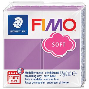 Masa za modeliranje   57g Fimo Soft Staedtler 8020-T60 borovnica ljubičasta!!