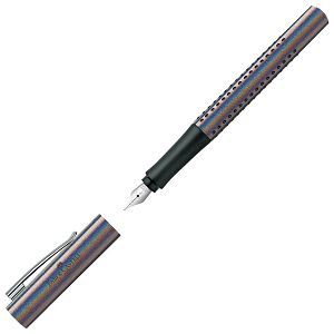 Nalivpero Grip 2011 (F) Glam Faber-Castell 140843 biserno srebrna