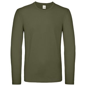 Majica dugi rukavi B&C #E150 LSL maslinasto zelena 3XL!!