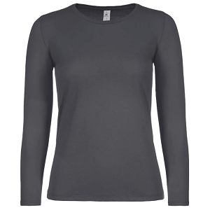 Majica dugi rukavi B&C #E150/women LSL tamnosiva L!!