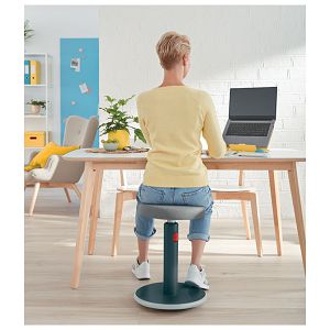 Stolica ergonomska Sit-Stand 2u1 Ergo Cosy Active Leitz 65180089 tamnosiva