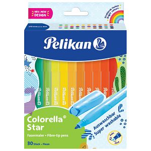 Flomaster školski  30boja Colorella star Pelikan 822336 blister!!