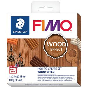 Set za modeliranje Fimo Soft "WOOD EFFECT" Staedtler 8025 HTC1 blister!!