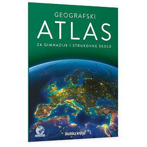 Atlas geografski za gimnazije i strukovne škole Školska Knjiga